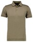 Ragman Pima Cotton Uni Color Polo Bottom Rib Mocca