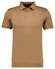 Ragman Pima Cotton Uni Color Polo Bottom Rib Polo Chestnut
