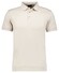Ragman Pima Cotton Uni Color Polo Bottom Rib Polo Licht Beige