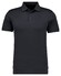 Ragman Pima Cotton Uni Color Polo Bottom Rib Polo Zwart