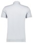 Ragman Pima Cotton Uni Color Polo Bottom Rib Silver