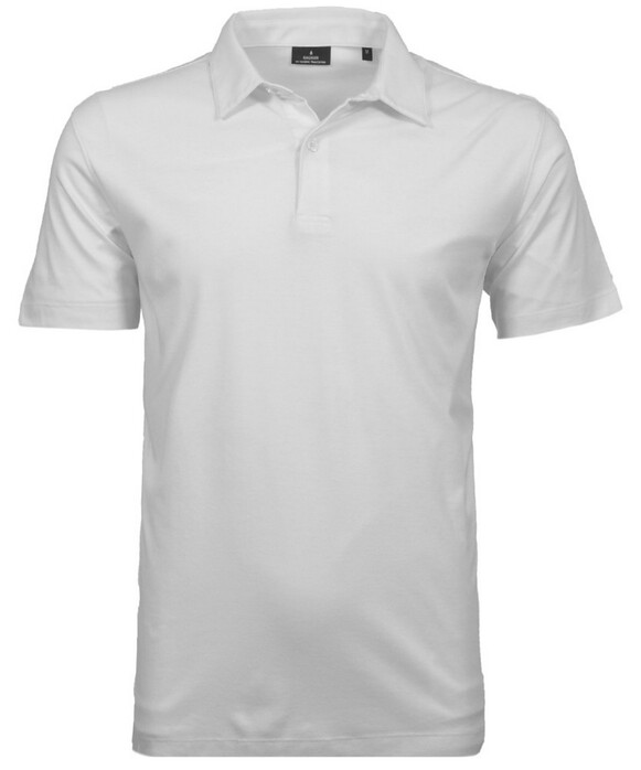 Ragman Pima Cotton Uni Polo Wit