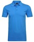 Ragman Piqué Poloshirt Uni No Logo Blauwgrijs
