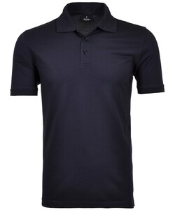 Ragman Piqué Poloshirt Uni No Logo Marine