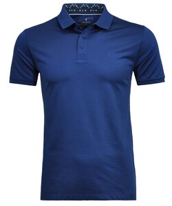 Ragman Piqué Uni Keep Dry Finish Polo Ink Blue