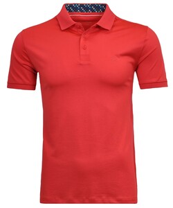 Ragman Piqué Uni Keep Dry Finish Polo Pink Grapefruit
