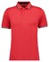 Ragman Piqué Uni Tipping Keep Dry Finish Polo Bright Red Melange
