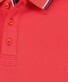 Ragman Piqué Uni Tipping Keep Dry Finish Polo Bright Red Melange