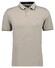 Ragman Piqué Uni Tipping Keep Dry Finish Polo Licht Beige
