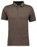 Ragman Piqué Uni Tipping Keep Dry Finish Polo Mocca