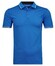 Ragman Piqué Uni Tipping Keep Dry Finish Polo Ocean Blue