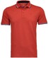 Ragman Piqué Uni Tipping Keep Dry Finish Polo Rood