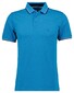 Ragman Piqué Uni Tipping Keep Dry Finish Polo Water Blue