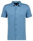 Ragman Polohemd Short Sleeve Pima Cotton Overhemd Blauw