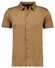 Ragman Polohemd Short Sleeve Pima Cotton Overhemd Chestnut