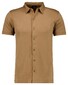 Ragman Polohemd Short Sleeve Pima Cotton Overhemd Chestnut