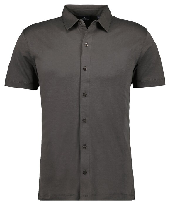 Ragman Polohemd Short Sleeve Pima Cotton Overhemd Leisteen