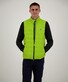Ragman Quilted Vest Stand Up Zip Collar Body-Warmer Neon Green