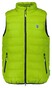 Ragman Quilted Vest Stand Up Zip Collar Body-Warmer Neon Green