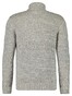 Ragman Rollneck Cable Design Pullover Grey