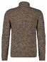 Ragman Rollneck Cable Design Pullover Taupe-Grey