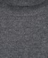 Ragman Rollneck Structure Knit Merino Cashmere Trui Antraciet