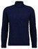 Ragman Rollneck Structure Knit Merino Cashmere Trui Marine