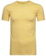 Ragman Round Neck Uni Bodyfit T-Shirt Geel
