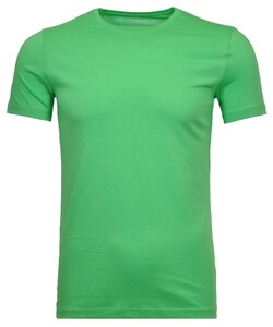 Ragman Round Neck Uni Bodyfit T-Shirt Groen