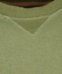 Ragman Round Neck Uni Color Sweat Trui Donker Groen