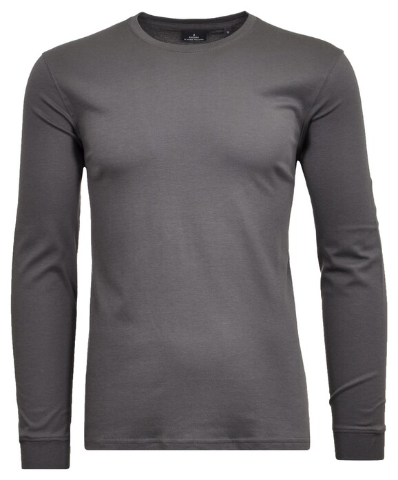 Ragman Round Neck Uni Jersey Longsleeve Luxury Pima Cotton T-Shirt Leisteen
