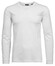 Ragman Round Neck Uni Jersey Longsleeve Luxury Pima Cotton T-Shirt Wit