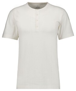 Ragman Serafino Round Neck Uni Pima Cotton T-Shirt Ecru