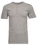 Ragman Serafino Round Neck Uni Pima Cotton T-Shirt Grijs Melange