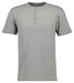 Ragman Serafino Round Neck Uni Pima Cotton T-Shirt Grijsbeige
