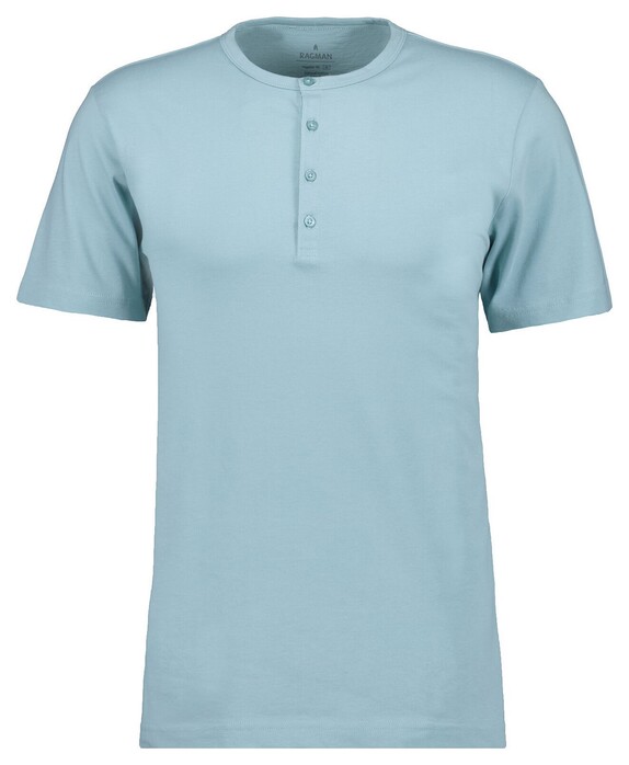 Ragman Serafino Round Neck Uni Pima Cotton T-Shirt Mint