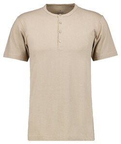 Ragman Serafino Round Neck Uni Pima Cotton T-Shirt Walnut