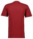 Ragman Serafino Round Neck Uni Pima Cotton T-Shirt Wijnrood