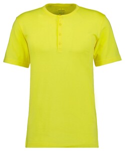 Ragman Serafino Round Neck Uni Pima Cotton T-Shirt Yellow