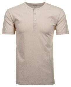 Ragman Serafino Round Neck Uni Pima Cotton T-Shirt Zand