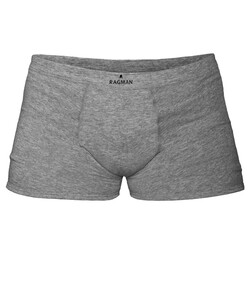 Ragman Short 2Pack Ondermode Grijs Melange