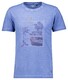 Ragman Smooth Life Graphic Jersey Crew Neck T-Shirt Royal Blue