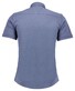 Ragman Soft Knit Easy Care Short Sleeve Solid Color Overhemd Azure