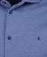 Ragman Soft Knit Easy Care Short Sleeve Solid Color Overhemd Blue Turquoise