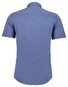 Ragman Soft Knit Easy Care Short Sleeve Solid Color Overhemd Blue Turquoise