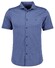 Ragman Soft Knit Easy Care Short Sleeve Solid Color Overhemd Blue Turquoise
