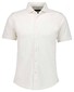 Ragman Soft Knit Easy Care Short Sleeve Solid Color Overhemd Ecru