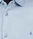Ragman Soft Knit Easy Care Short Sleeve Solid Color Overhemd Mint Blue