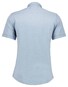 Ragman Soft Knit Easy Care Short Sleeve Solid Color Overhemd Mint Blue