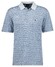 Ragman Soft Knit Easy Care Stripe Polo Dove-Multi